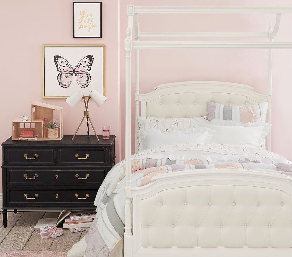 Blythe Tufted Canopy Bed Pottery Barn Kids AU